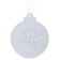 Christmas tree decoration for painting "Veselchak" 4 pcs., Brush