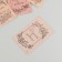 Cardboard "Handmade", craft, set of 10 pcs (5 types) 4x6 cm
