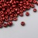 Glass beads 11/0 "metallic. Red tree" 10 g