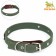 The collar is a tarpaulin two-layer dimensionless, with a tongue and a leather bone, 2.5x60 cm, Osh 30-55 cm 90