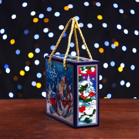 Giving Box "Santa Claus and Snow Maiden" 20.4 x 7.6 x 17.5 cm-1