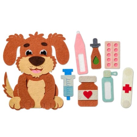 Account material "Treating a puppy"