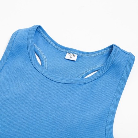 Top female minku: Basic line Blue color, rr 44-10
