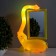 Table lamp with a photo frame, mirror "Elephant" LED 5W USB RGB yellow 17x6.5x28 cm Risalux