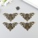 Metal corner "Patterned" bronze set 4.5x4.5 cm