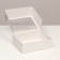 Box with a window, white, 27 x 21 x 9 cm