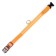 Collar with backlight size m, osh 40-48 x 2.5 cm, 3 glow modes Orange