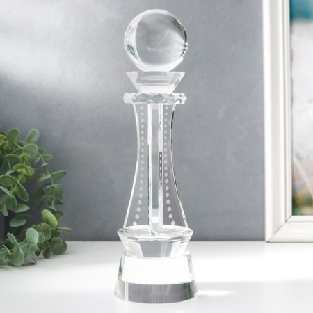 Souvenir Glass "Award Cup - Chess" 27x9x9 cm-1