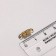 Screw lock 7 × 3 mm (set 10 pcs.), Color gold