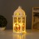 Santa Klaus lamp with a deer 3haa white 14.2x14.2x34cm Model: 18
