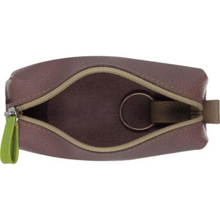 Gift set: cover for passport and key holder, balsamic color-3
