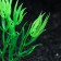 Artificial aquarium plant, 10 cm, green