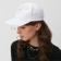 Women's cap minku with rings white color, rr 56-58