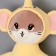 Soft toy "cat" in an elephant costume, 90 cm