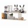 Largo regiment 013, wall, mounted, 1000x250x362, oak craft white