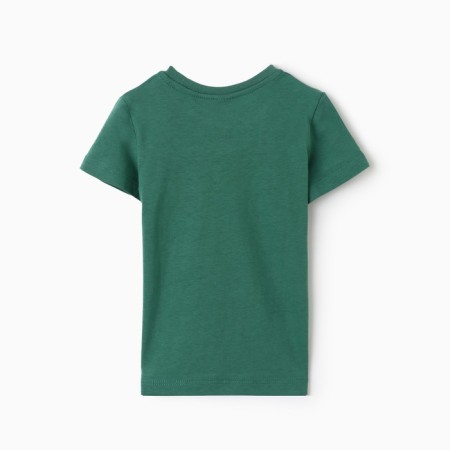 T -shirt for a boy, color green, height 122 cm-3