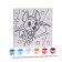 Picture on numbers for children "Corgi-hero", 15 x 15 cm