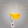 Sconces in the outlet "Classic" 1x10W E27 yellow 10x14.5x25 cm