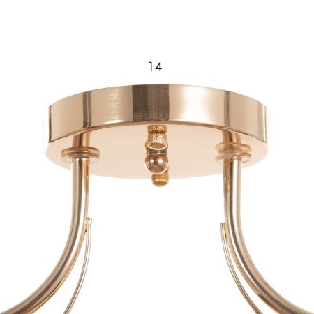 Augustine chandelier 2x40W E27 gold 58x13.5x23cm Ritter-4