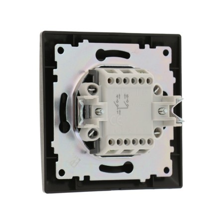 Luazon Lighting "Antei" switch, 10 A, 2 keys, hidden, black-2
