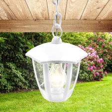 Lamp Garden Era E27, IP44, 40W, 177x164x526 mm, white