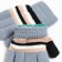 Перчатки детские, цвет серо-голубой, размер 14 (4-6 лет)