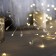 Girlyanda "Mishura" 2 m Rosa with nozzles "petals", IP20, silver thread, 100 LED, glow warm white, AAH3