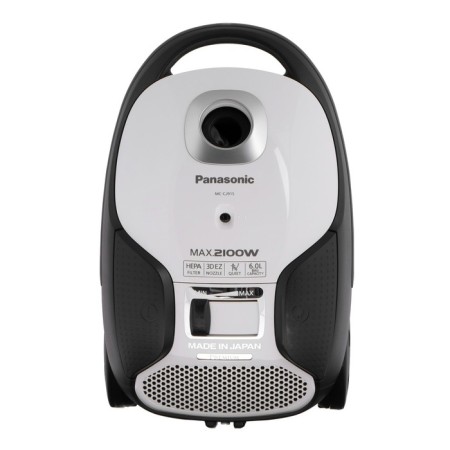 Vacuum cleaner Panasonic MC-CJ915W, bag, 2100 watts, 6 l, 63 dB, cord 5 m, white-3