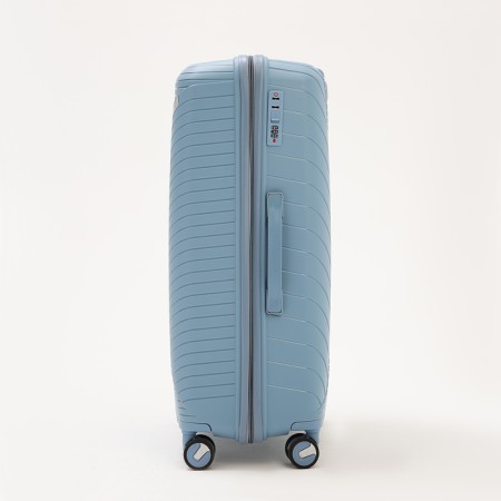 Big suitcase 28 ", lightning department, code castle, 4 wheels, blue color-2