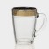 Glass Naero Glass, 300 ml, gold spraying color