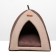 House "Vigva", Rogozhka, Foamen, 40 x 40 x 42 cm, beige/brown