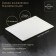Porcelain dish for supply to Magistro Slate, 33.5 × 24 cm, white color