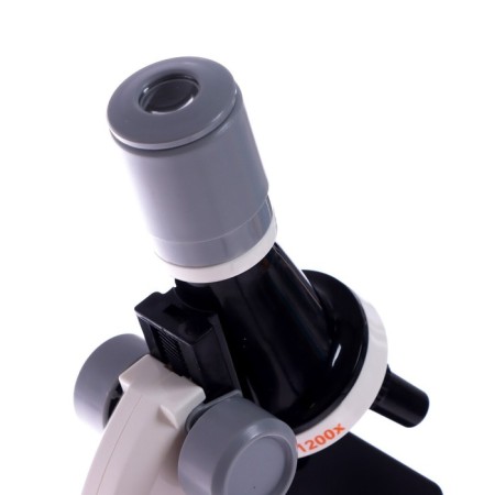 Children's microscope "Young botanist" The frequency of x100, x400, x1200, white, backlight-7