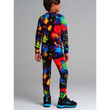 Thermal complex for a boy: trousers, sweatshirt, height 146 cm-3
