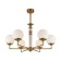 Caustra Freya Fr5185PL-06BS BOLAS, 655x655x610 mm, E27, 6x60W, brass color