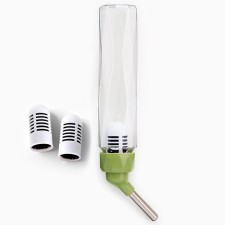 Drill for rodents, 125 ml, fastening-spring, and two replaceable filters, green