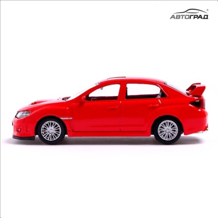 Metal machine Subaru WRX STI, 1:43, Red color-3