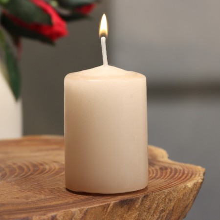 Candle - Aromatic CAPUCHINO CILINDRAR, 4x6 cm