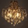 Caust "Irina" 5x60W E14+18W LED PDD Gold 48x48x52cm SVK