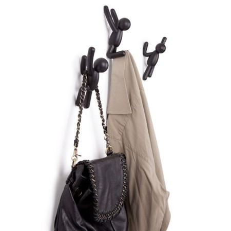 Buddy crush hangers, 3 pcs, black-1