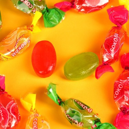 Ledes "Real Candy" with fruit filling, 100 g.-1