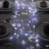 Girlyanda "Mishura" 5 m Rosa, IP20, silver thread, 200 LED, white glow, 12 V