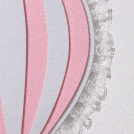 Decorative decoration (suspension) "Baby Girl" 22x22x53 cm-3