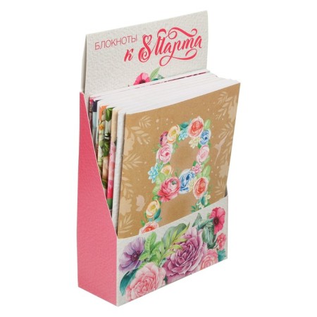 Set in the show box “By March 8”: 8 A6 notebooks on the paper clip, 32 sheets-2