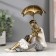 Souvenir Polystone Romance "Lovers kiss under the umbrella" Bezh 18x10x18 cm