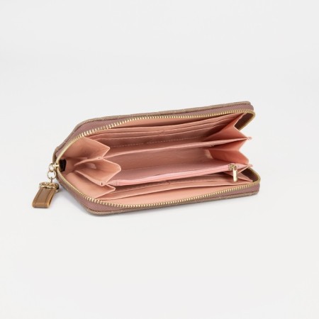 Women's wallet with lightning, beige color-2