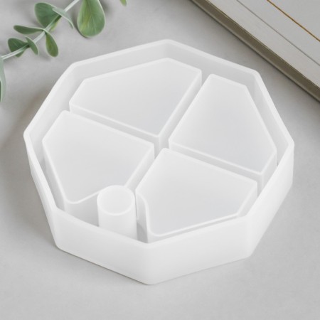 MOLD SILICON "COOM ALIGERAN - Middle Mass" 10.5x10.5x2.7 cm