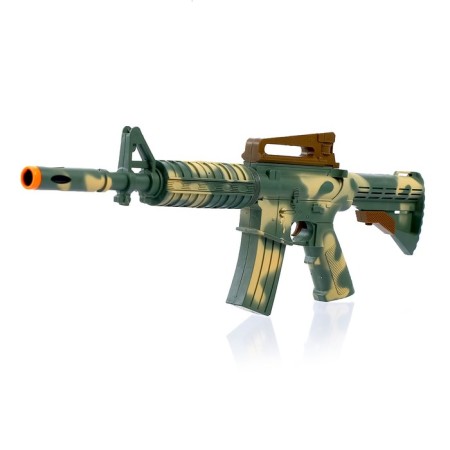 M-16 automaton, with targets, shoots suction cups-1