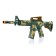 M-16 automaton, with targets, shoots suction cups