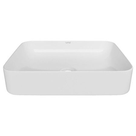 Haller shell Wave Quadro, rectangular, white color, 50x39x14 cm-3